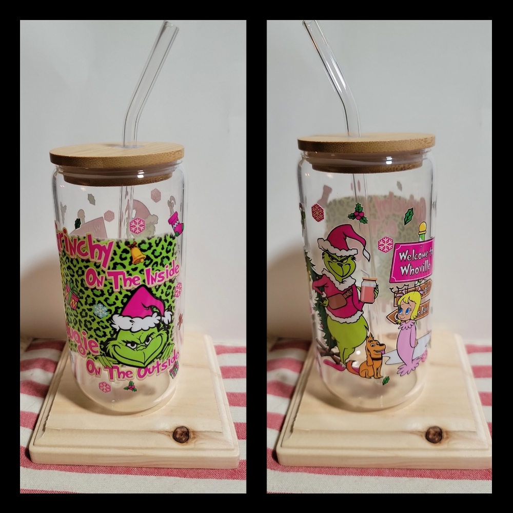 16 oz glass Libbey can cup